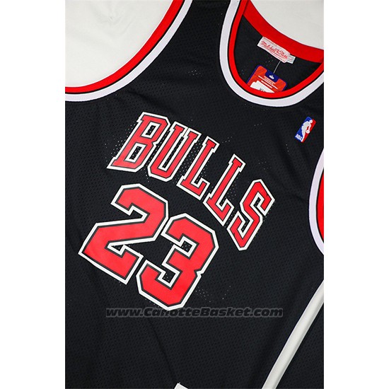 Maglia Chicago Bulls Michael Jordan #23  Retro 1997-98 Nero